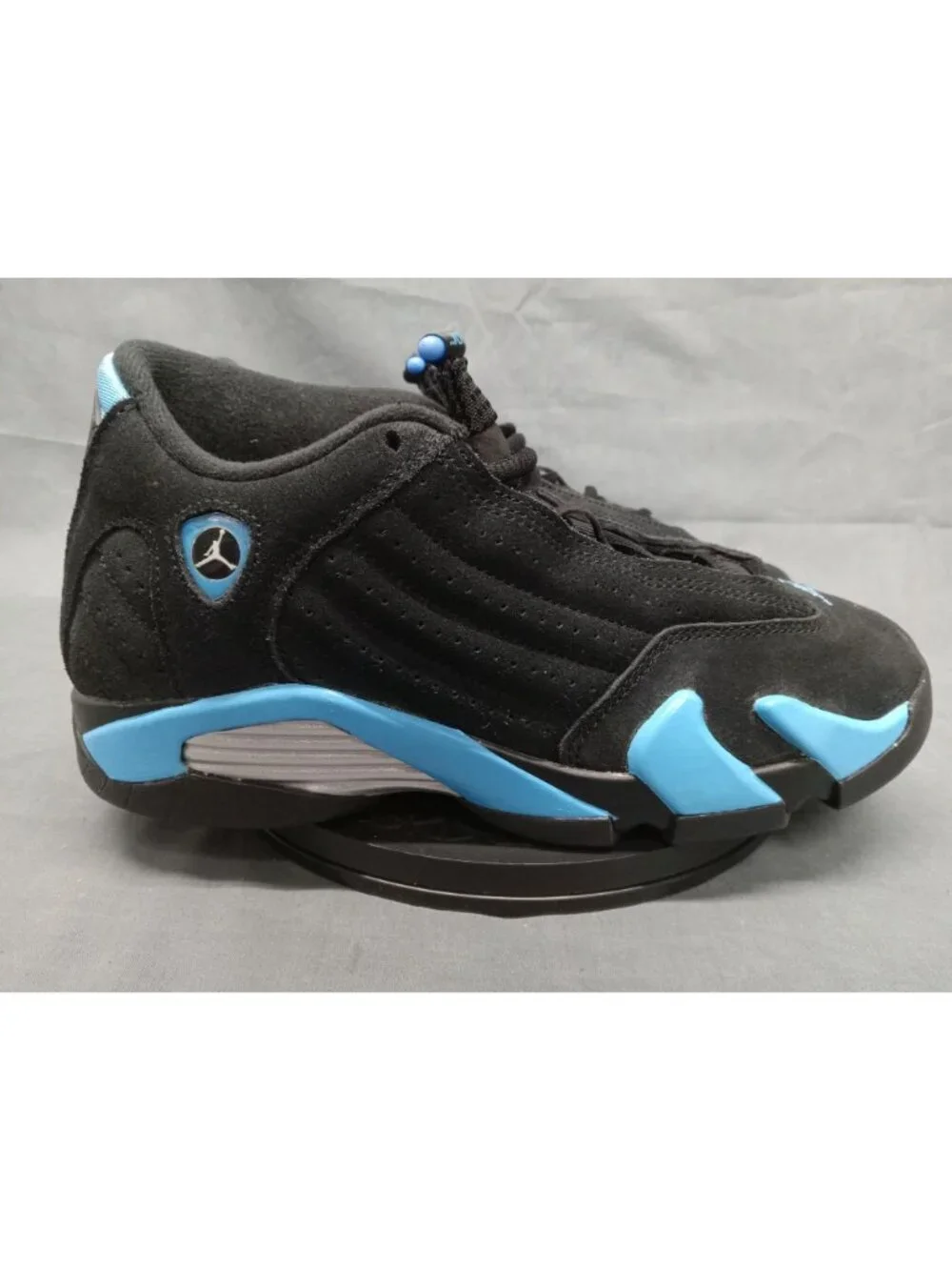 Nike Air Jordan 14 Retro (GS) Black University Blue Boys Size 5.5 NEW NO BOX!